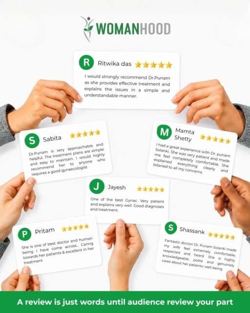 A review is more than a few kind words📲
It reflects a patient's trust, experience, and the care they received. Every review reminds us why compassionate healthcare will always matter
Dr. Punam Solanki – Gynaecologist & Obstetrician🌸
📍101/102 SBI Staff Pallavi CHS
Veera Desai Road, Andheri West
Mumbai 400058
📞8108080886 / 8108080887
(Patient reviews, patient experience, women's health, trusted gynaecologist, compassionate care, healthcare for women, gynaecologist, obstetrician, Mumbai, Andheri West)
#PatientReviews #WomensHealth #TrustedCare #DrPunam #Womanhood